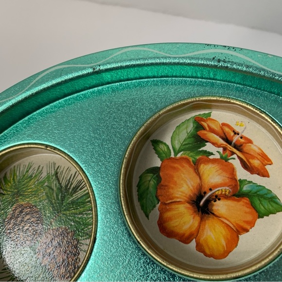 Metal Serving Trays Souvenir State Trays North Dakota & Montana - Picture 16 of 16